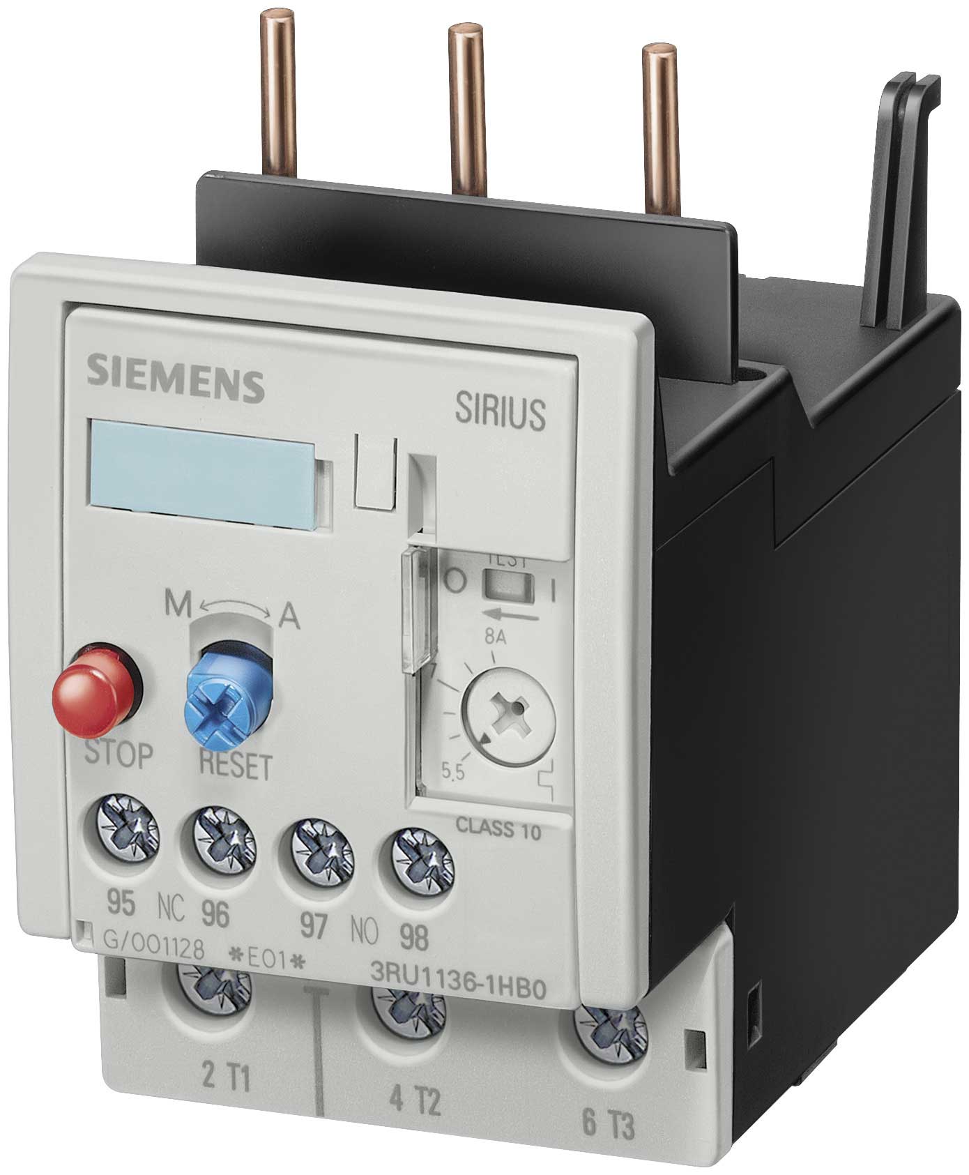 Preview: SIEMENS 3RU1126-1KB0, Überlastrelais, E:01 Preview: SIEMENS 3RU1126-1KB0, Überlastrelais, E:01