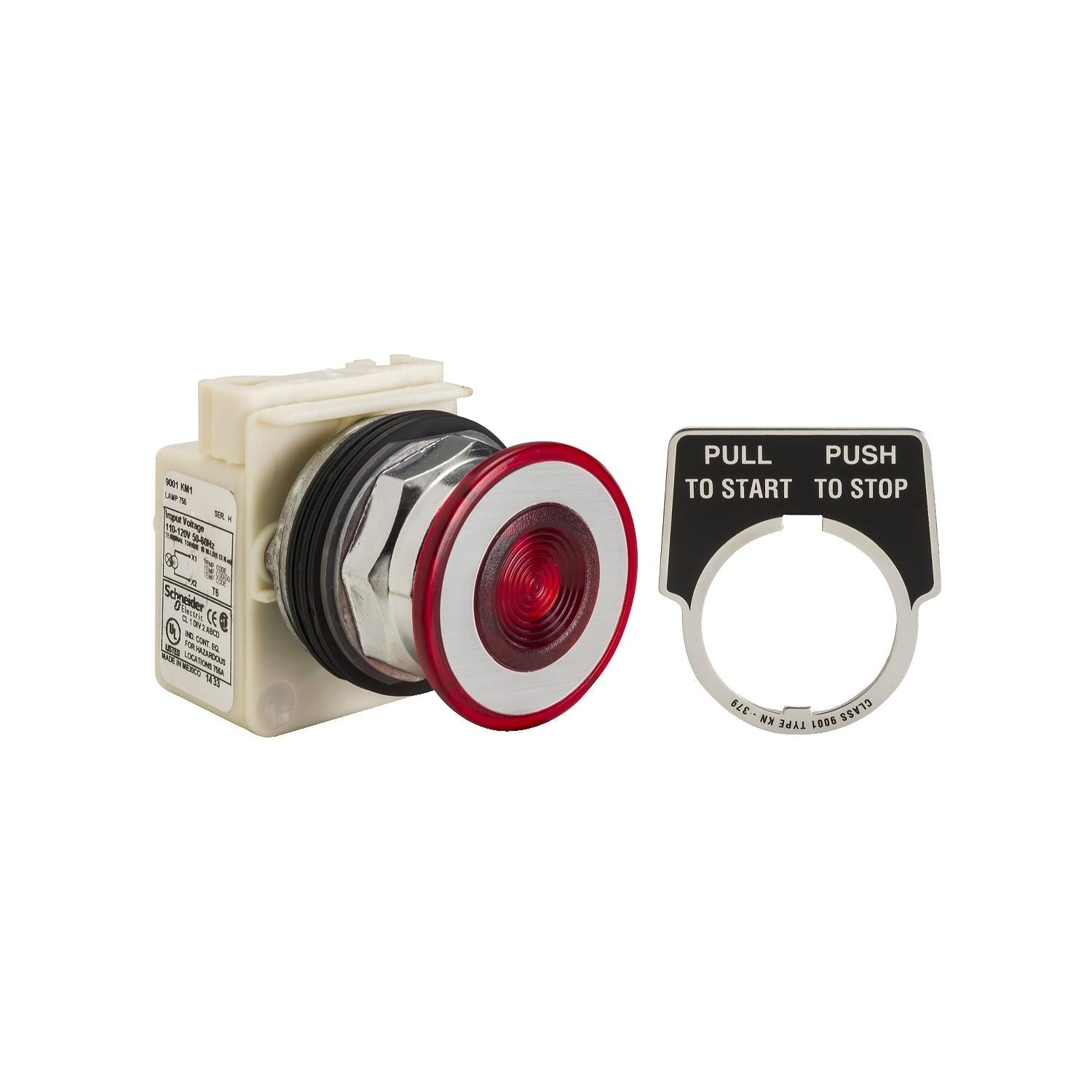 9001KR9P1R - Square D - Push Button