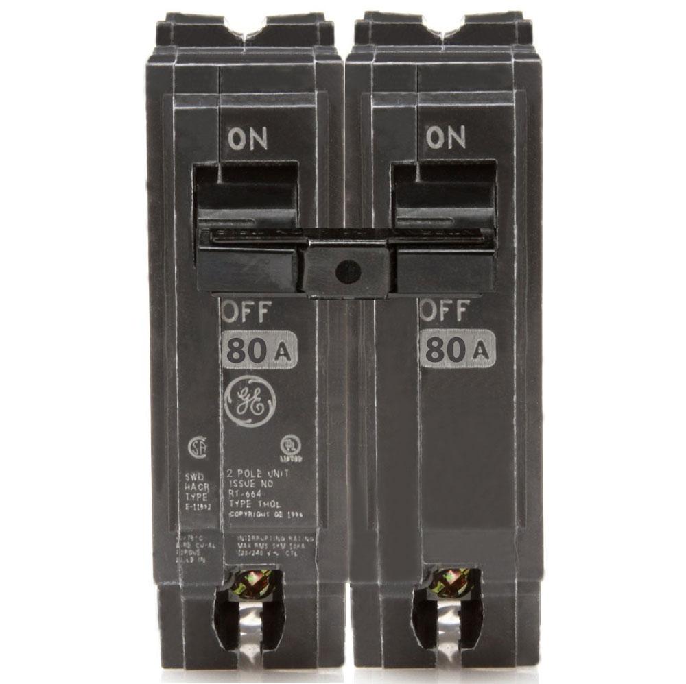 THQL2180 - GE - 80 Amp Circuit Breaker – SimplyBreakers.com