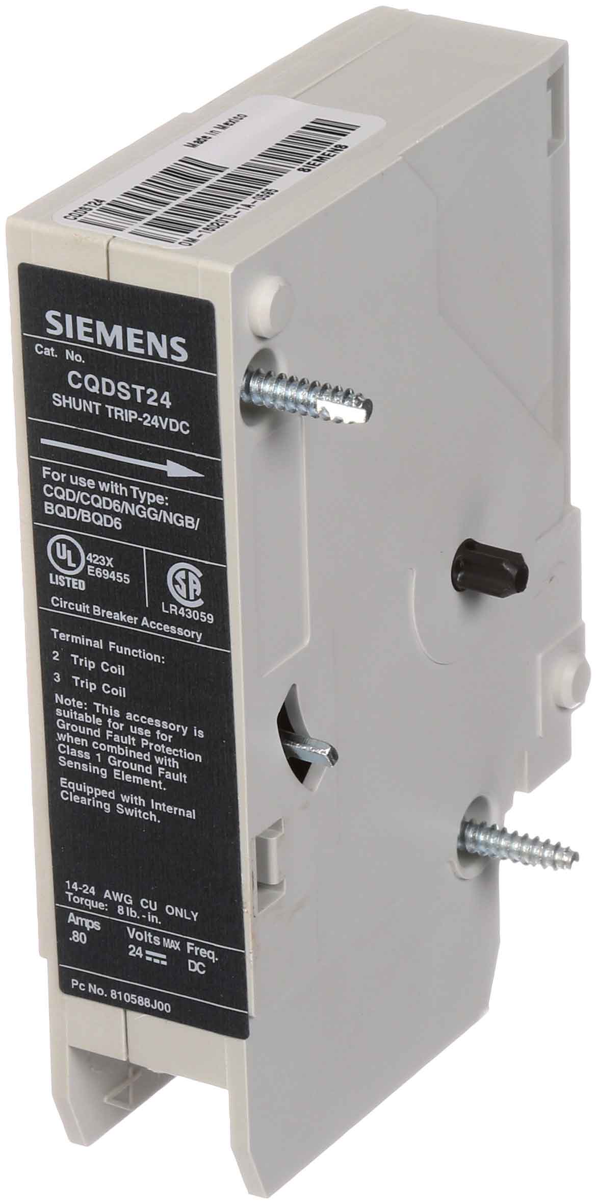 CQDST24 - Siemens - Shunt Trip