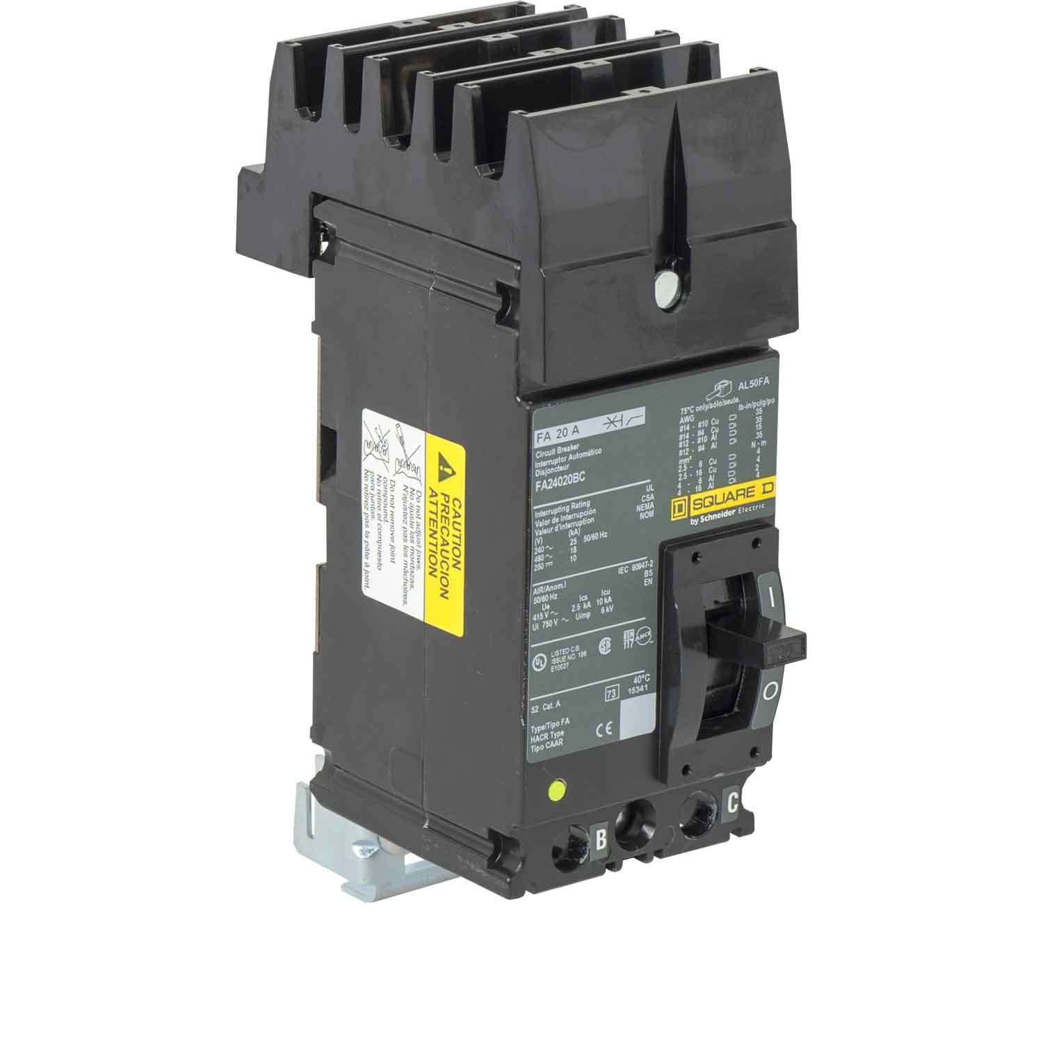 FA24020BC - Square D - Molded Case Circuit Breakers