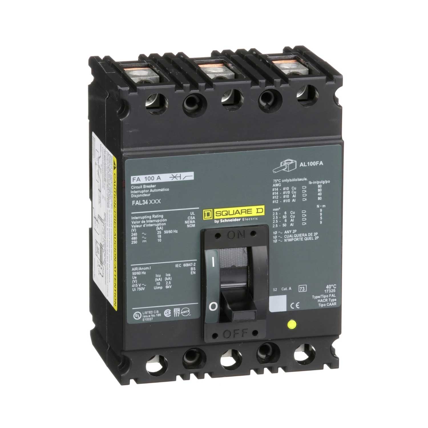 FAL34070 - Square D - Molded Case Circuit Breaker – SimplyBreakers.com