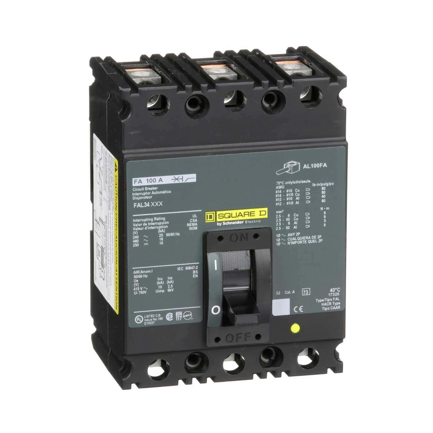 FAL34050 - Square D - Molded Case Circuit Breaker – SimplyBreakers.com