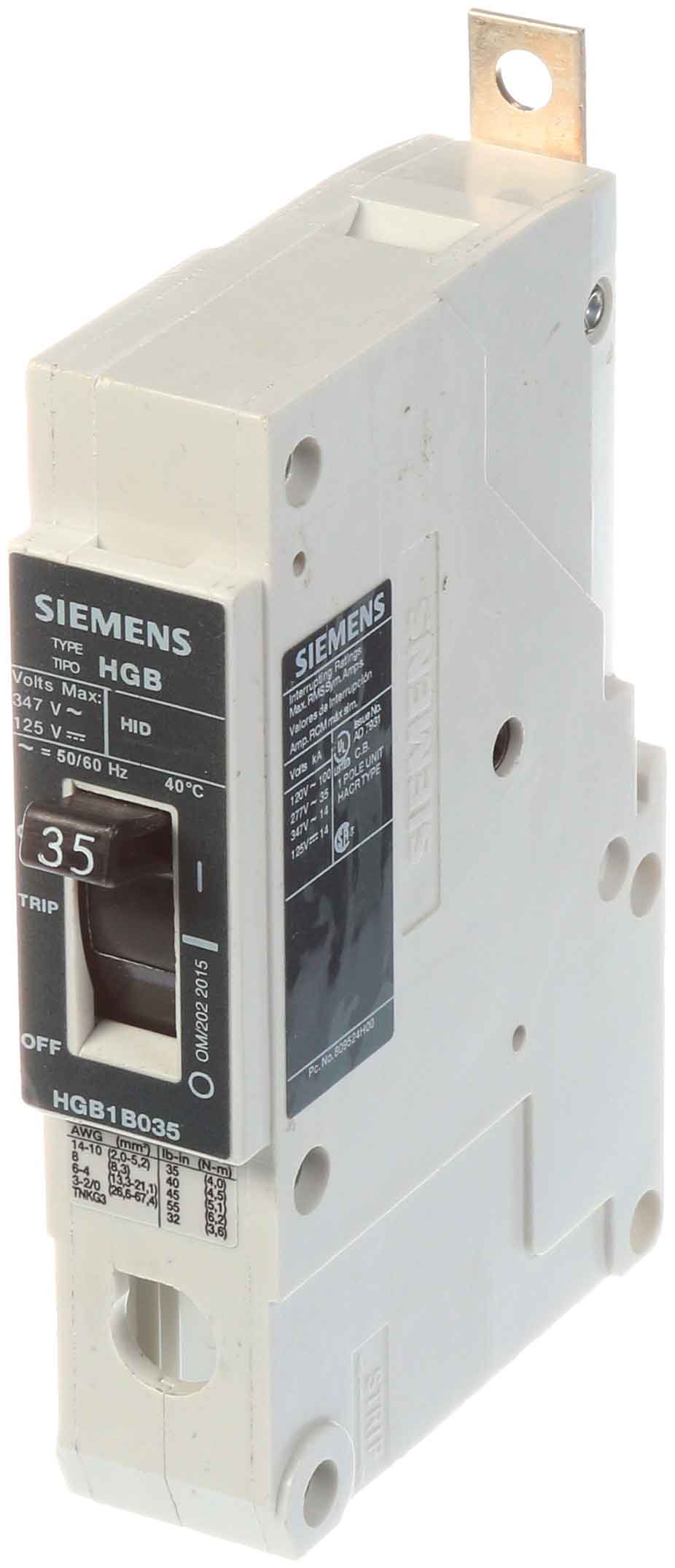 HGB1B035B - Siemens - Molded Case