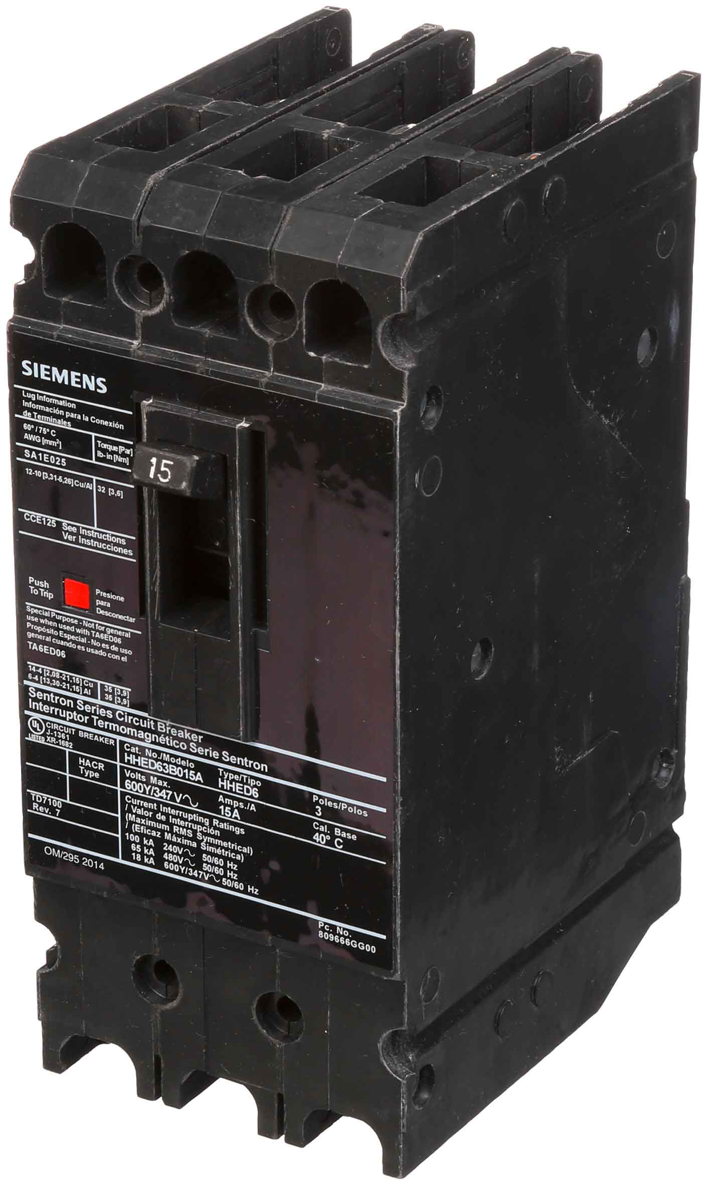 HHED63B015AL - Siemens - Molded Case