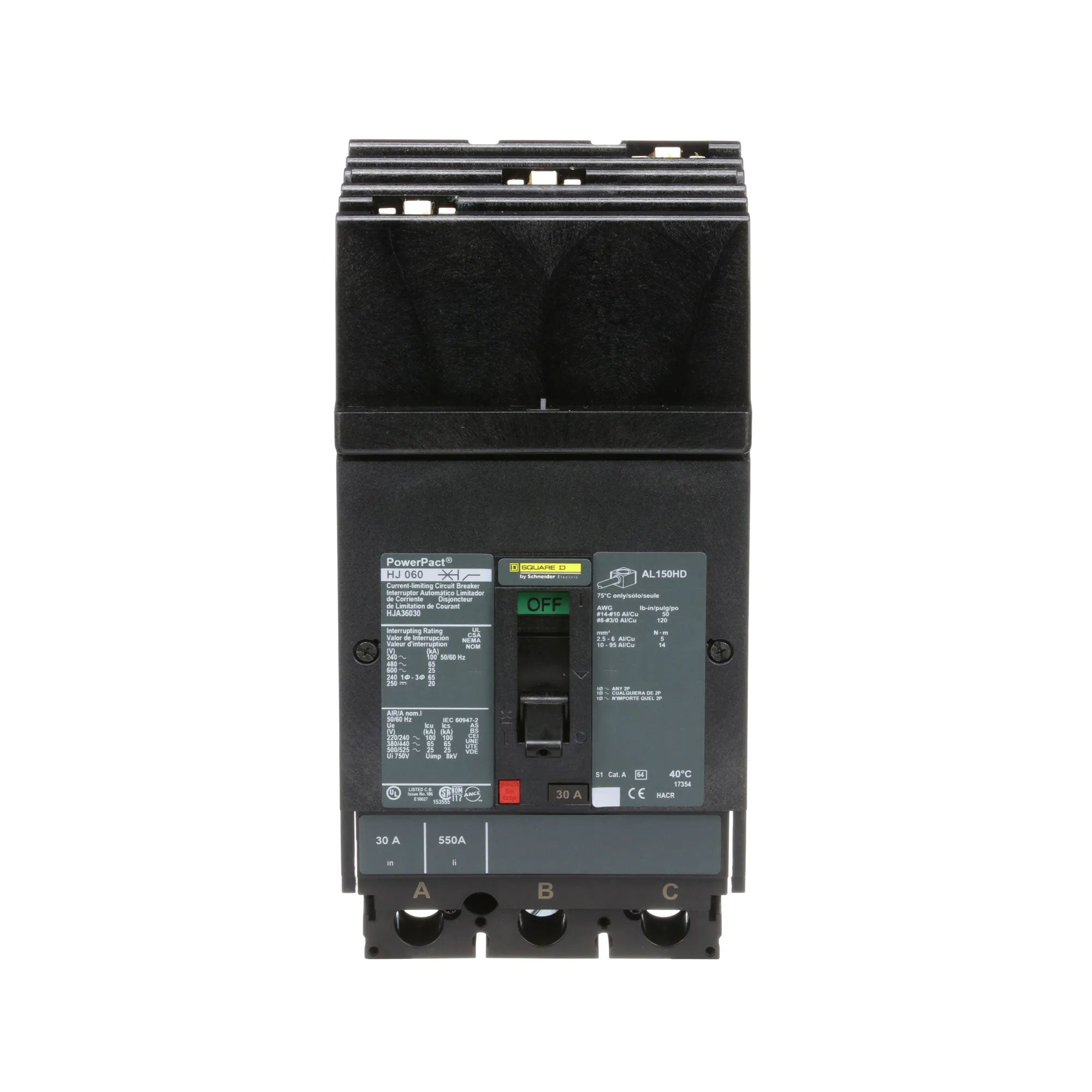 HJA36030 - Square D - Molded Case Circuit Breaker – SimplyBreakers.com