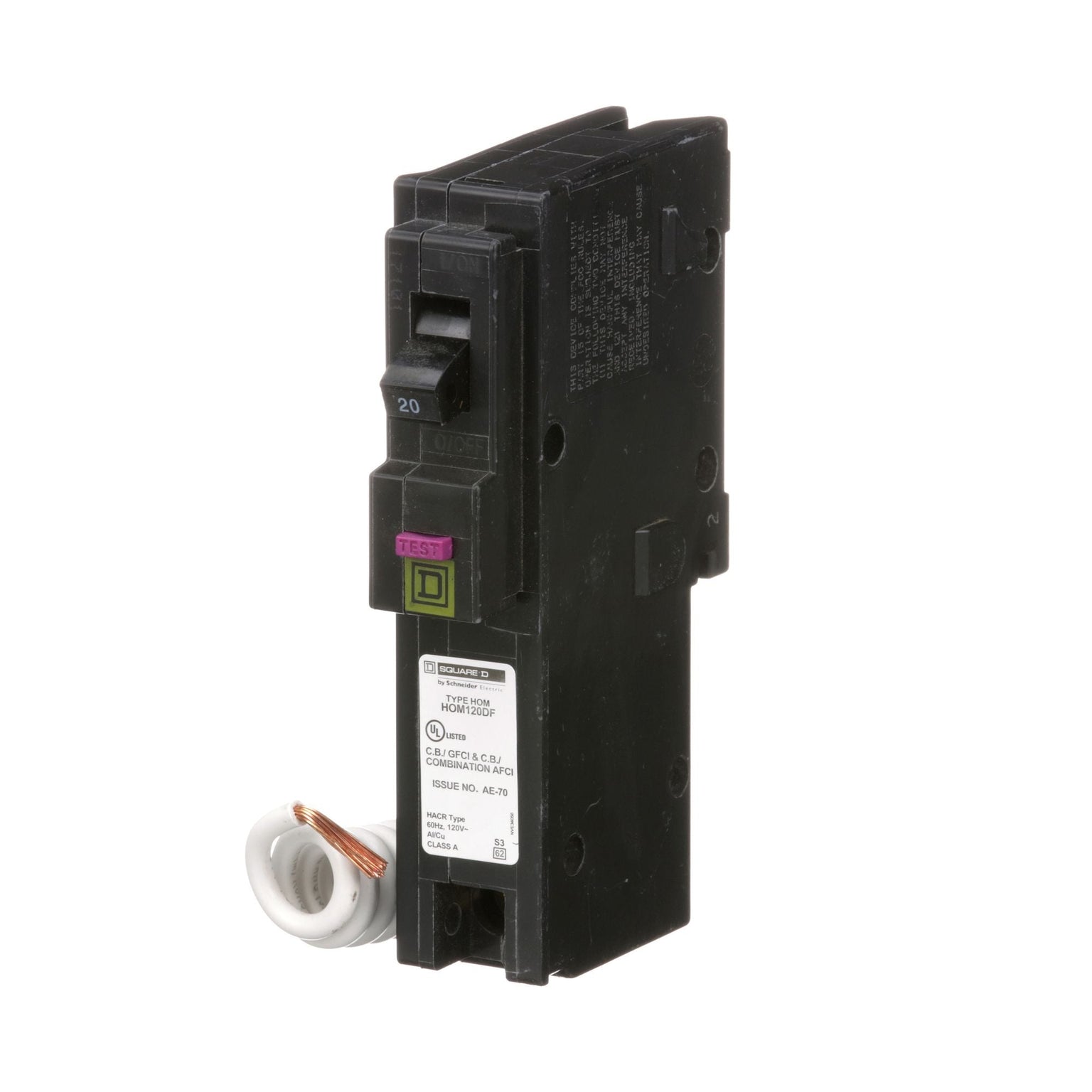 HOM120DF - Square D Homeline - Dual Function Circuit Breaker