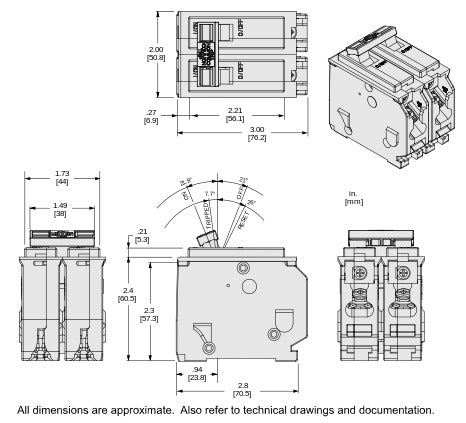 HOM250 - Square D Homeline - Circuit Breaker