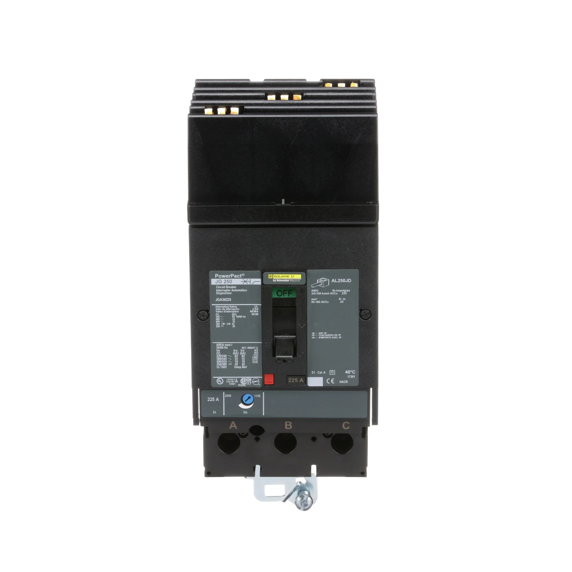 JGA36225 - Square D - Molded Case Circuit Breaker – SimplyBreakers.com