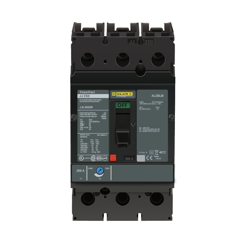 JJL36200 - Square D - Molded Case Circuit Breaker – SimplyBreakers.com