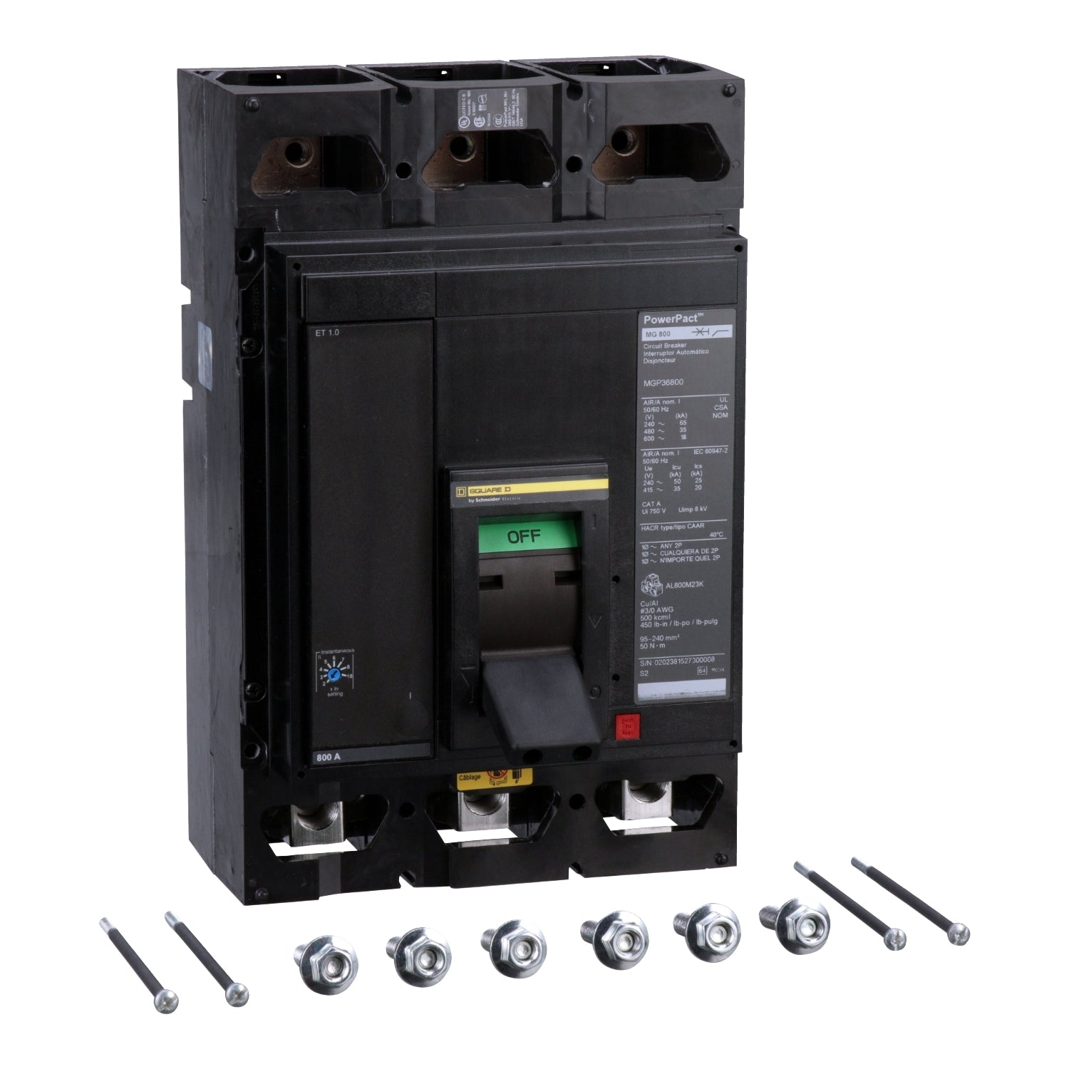 MGP36800 - Square D - Molded Case Circuit Breaker – SimplyBreakers.com