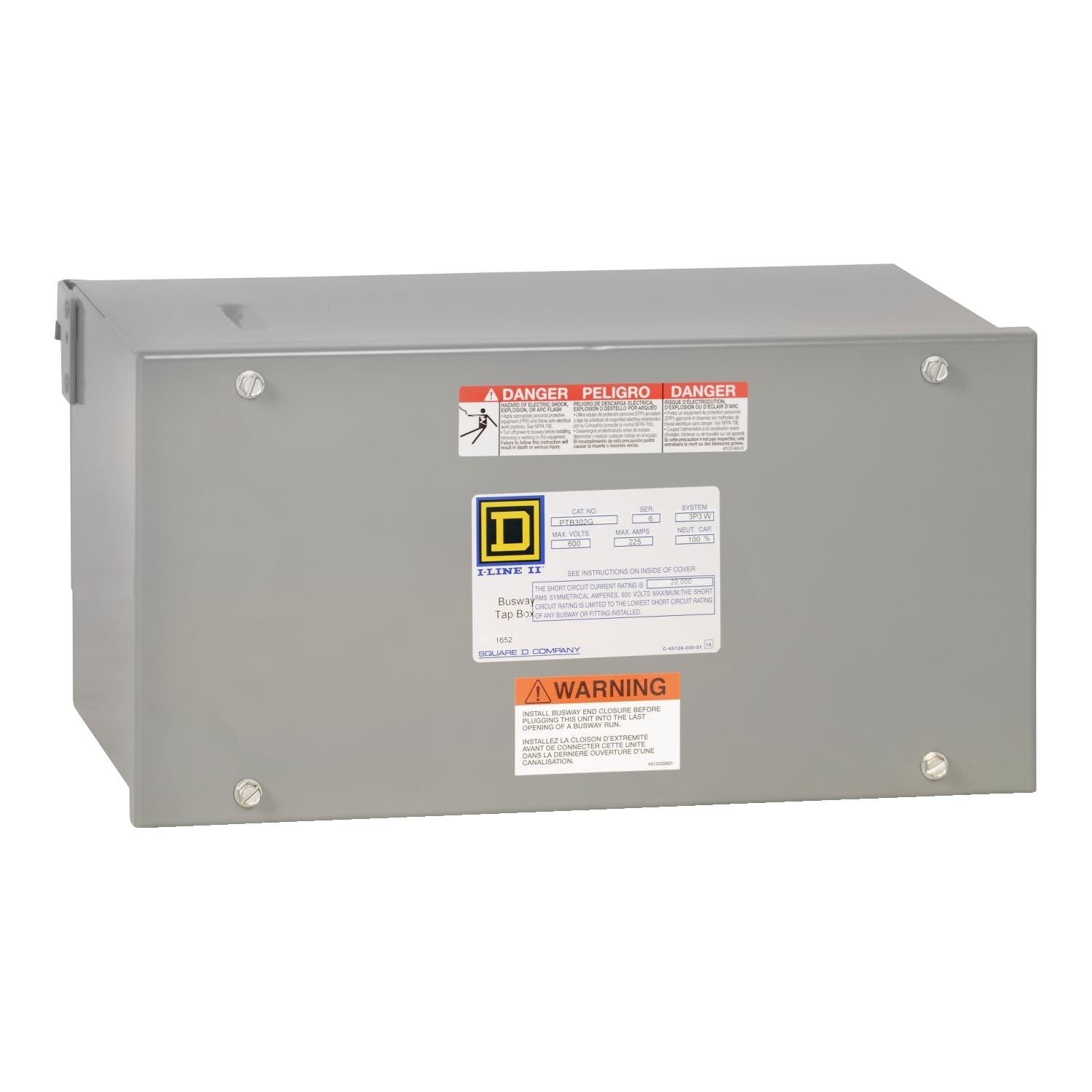 PTB302G - Square D - Tap Box – SimplyBreakers.com
