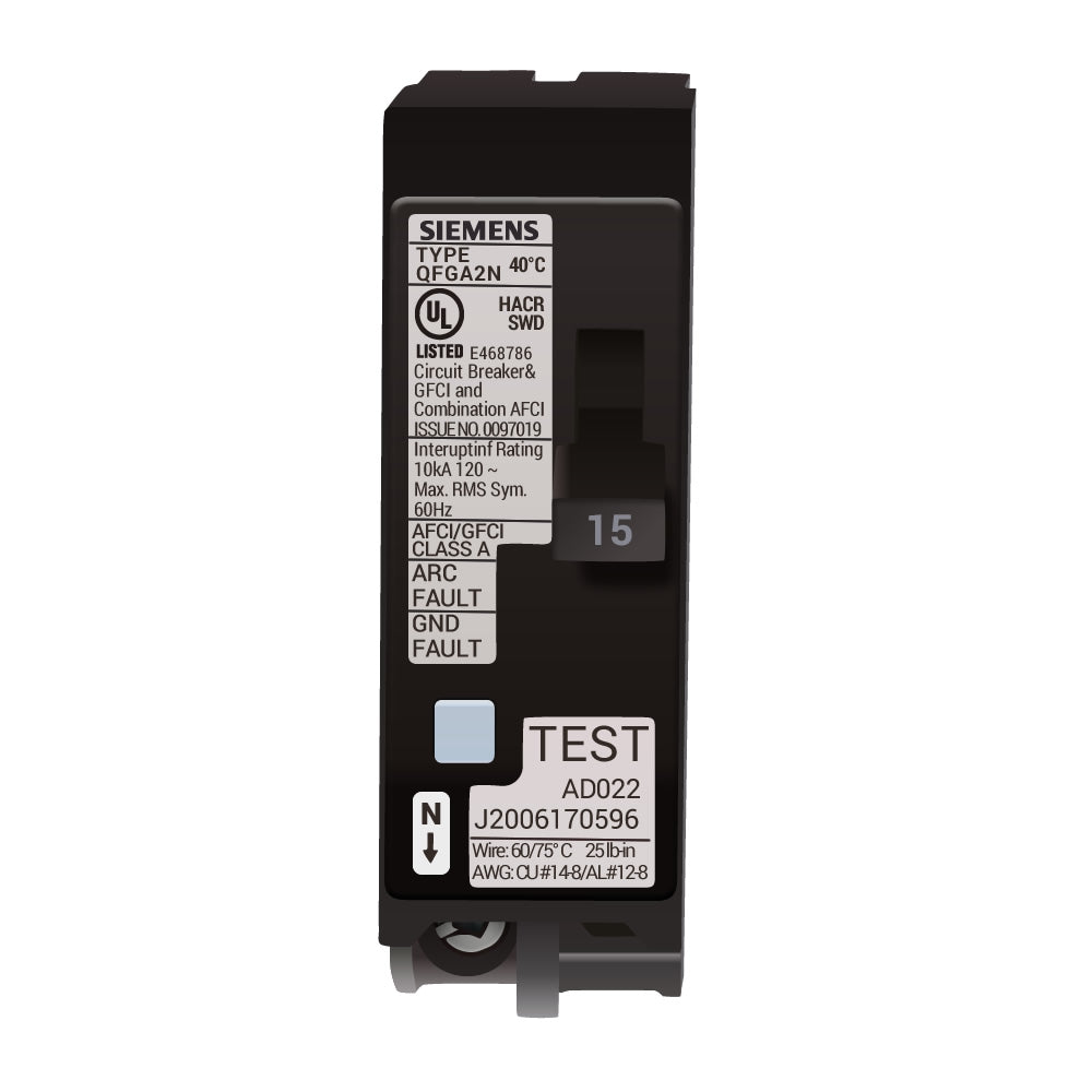 Q115DFN - Siemens - Dual Function Circuit Breaker – SimplyBreakers.com