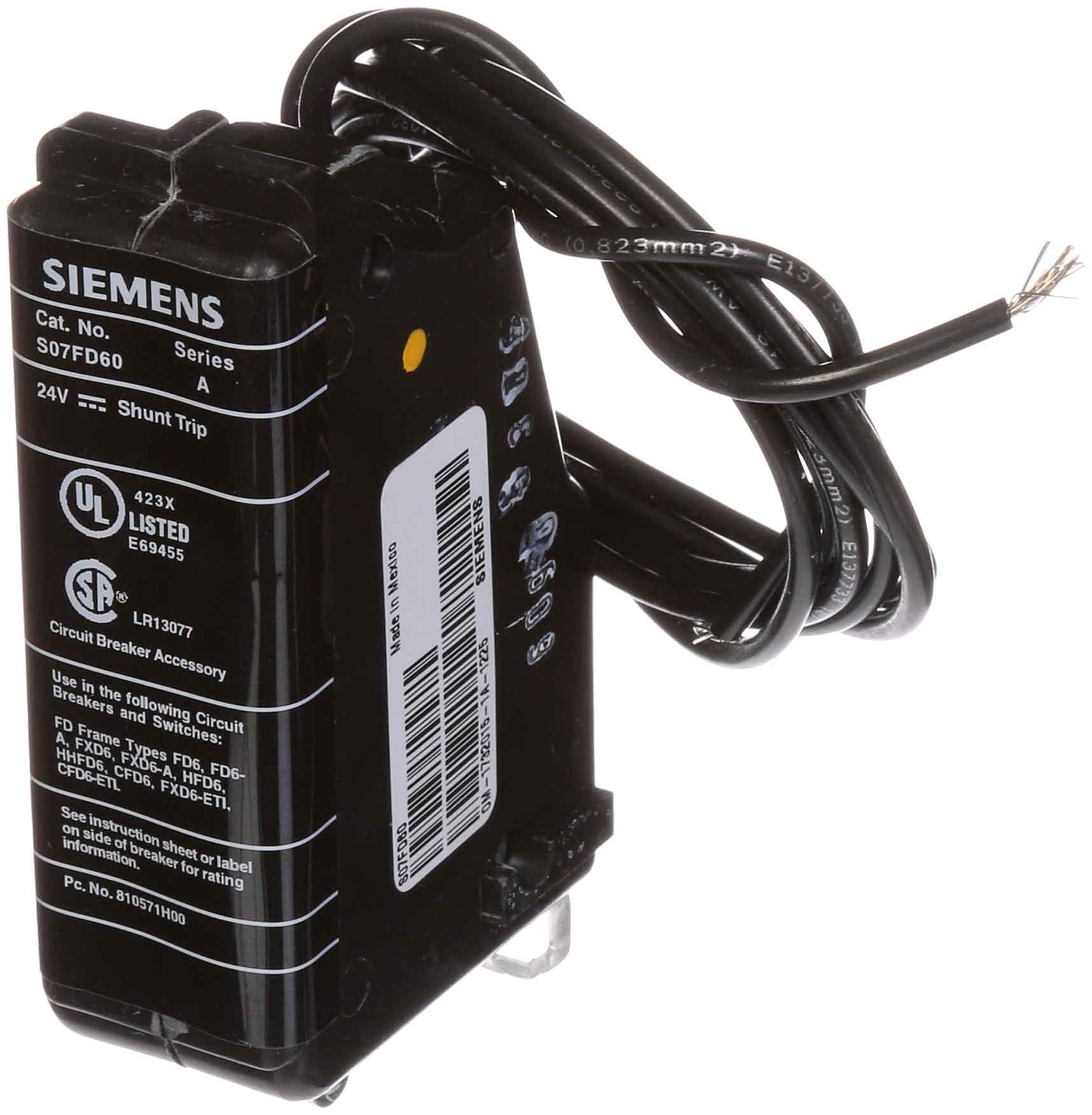 S07FD60 - Siemens - Shunt Trip