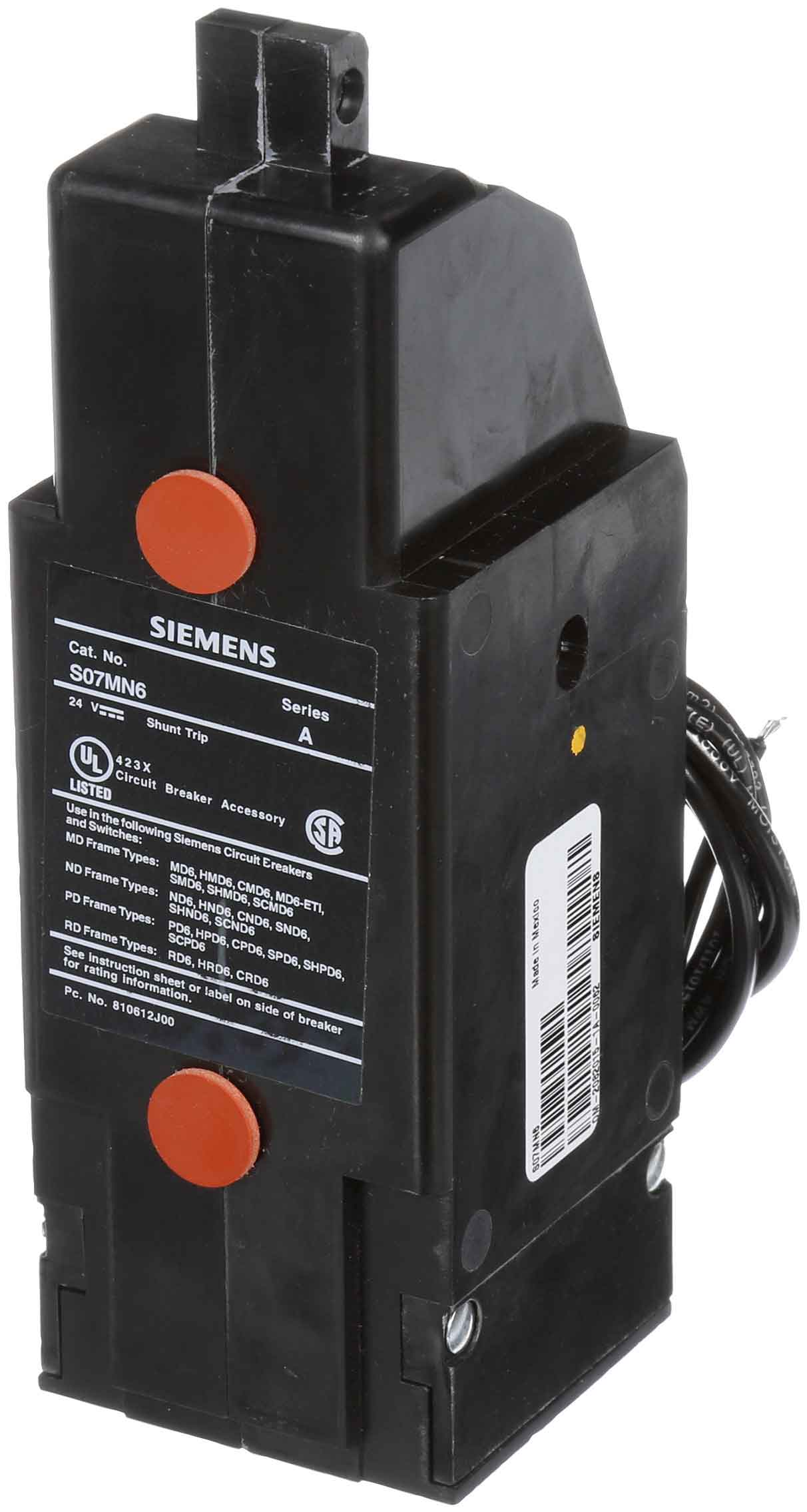 S07MN6 - Siemens - Shunt Trip