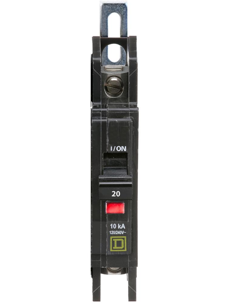 thumbnail image 2 of Square D KQ MCB 20 Amp Type C Single Pole 20A Circuit Breaker C20 KQ10C120 - Willrose Electrical - Discontinued & Obsolete Circuit Breakers 2 of 14