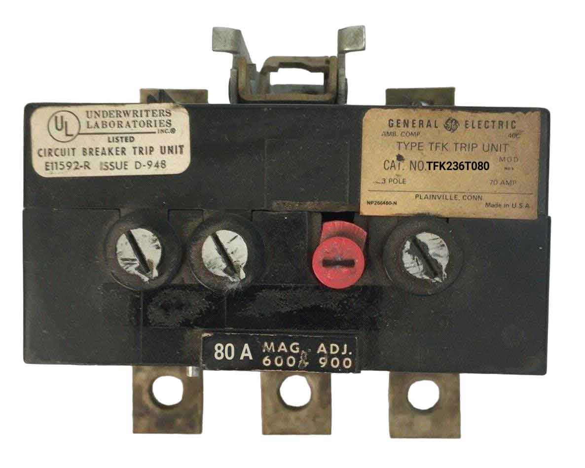 TFK236T080 - General Electrics - Trip Units And Programmers