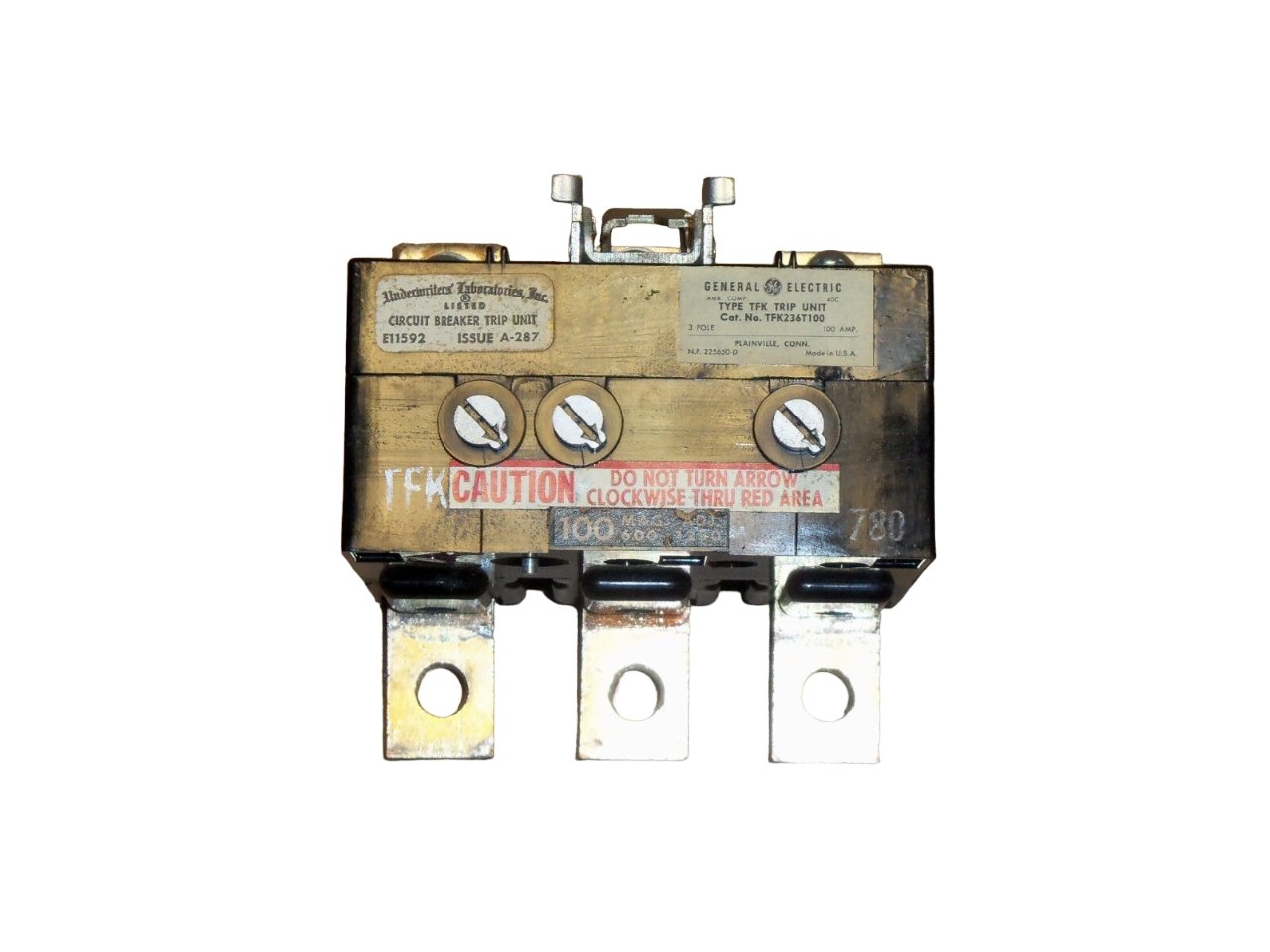 TFK236T100 - General Electrics - Trip Units And Programmers