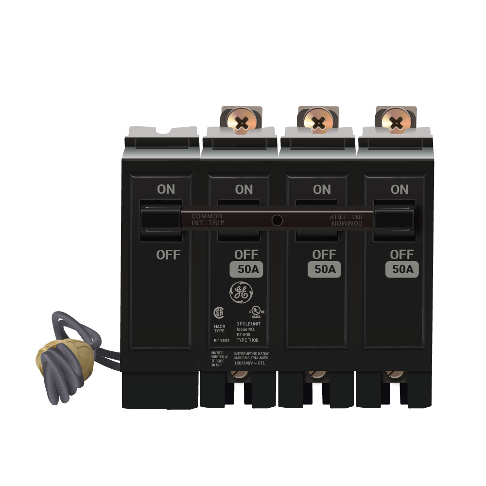 THQB32050ST1 GE 50 Amp Shunt Trip Circuit Breaker