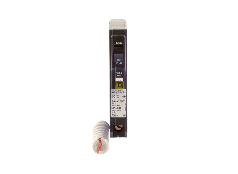 QO120CAFI - Square D - 20 Amp AFCI Circuit Breaker