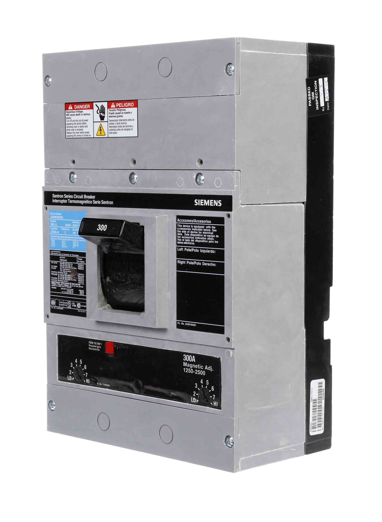 JXD62B300 - Siemens - Molded Case