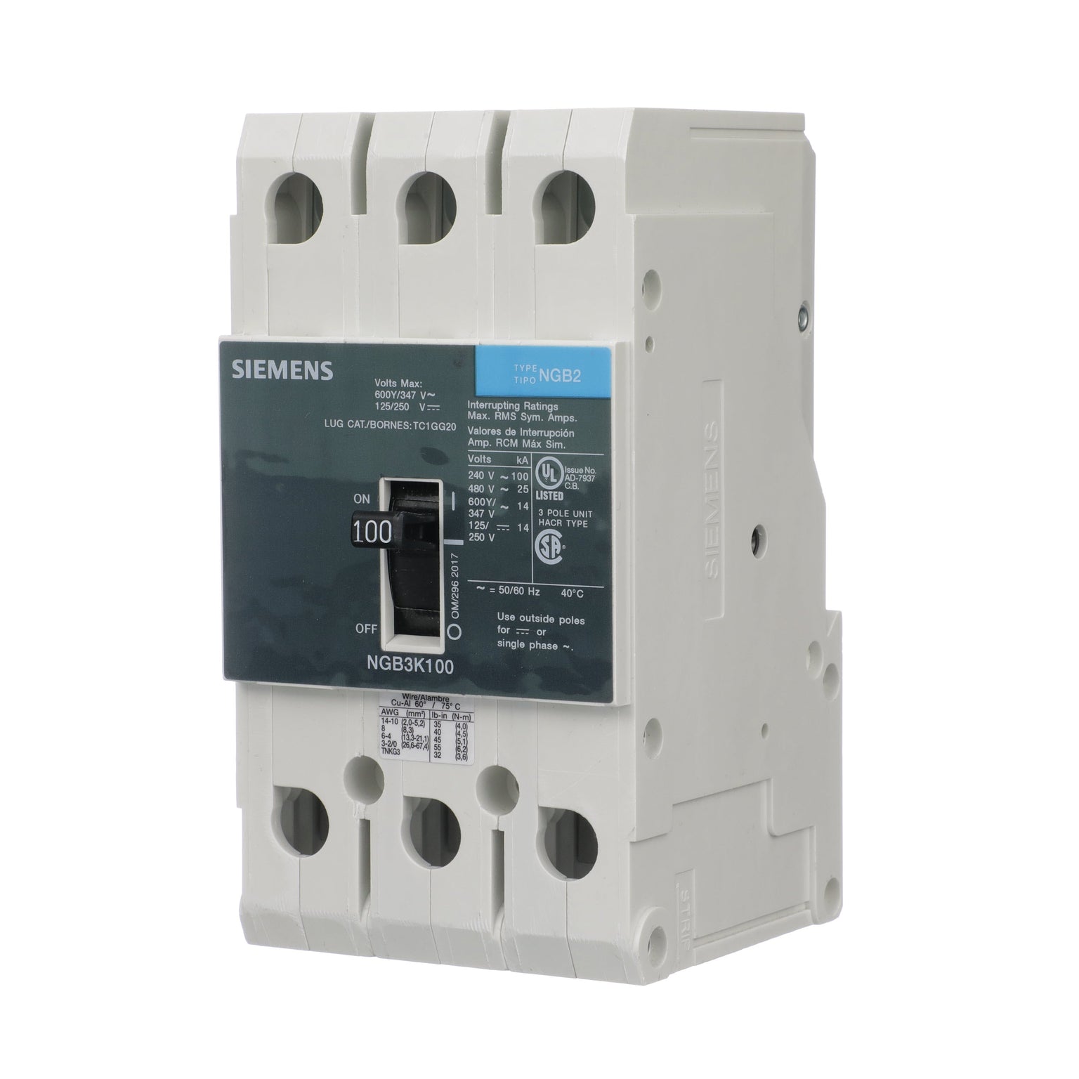NGB3K040B - Siemens - Molded Case