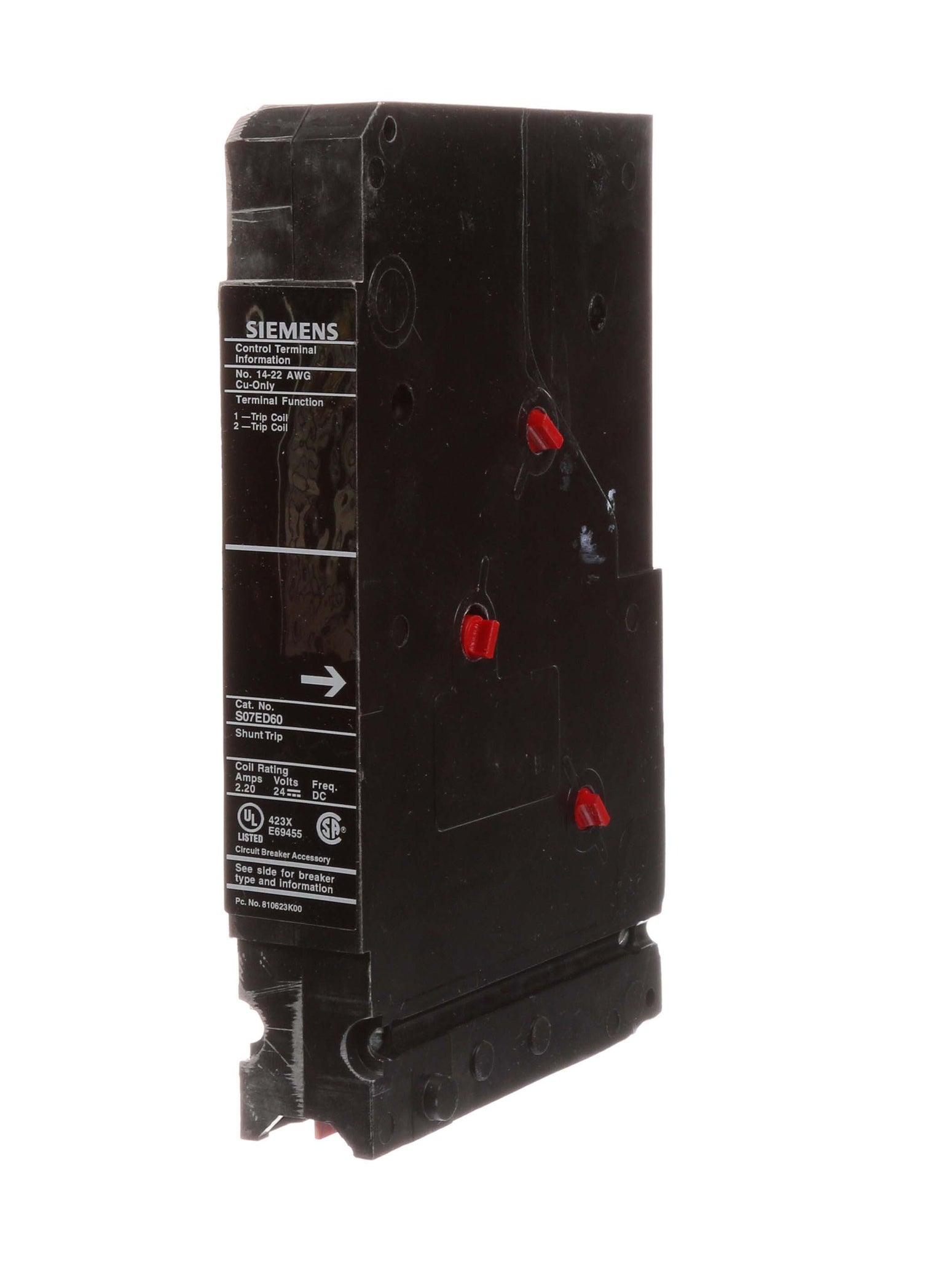 S07ED60 - Siemens - Shunt Trip