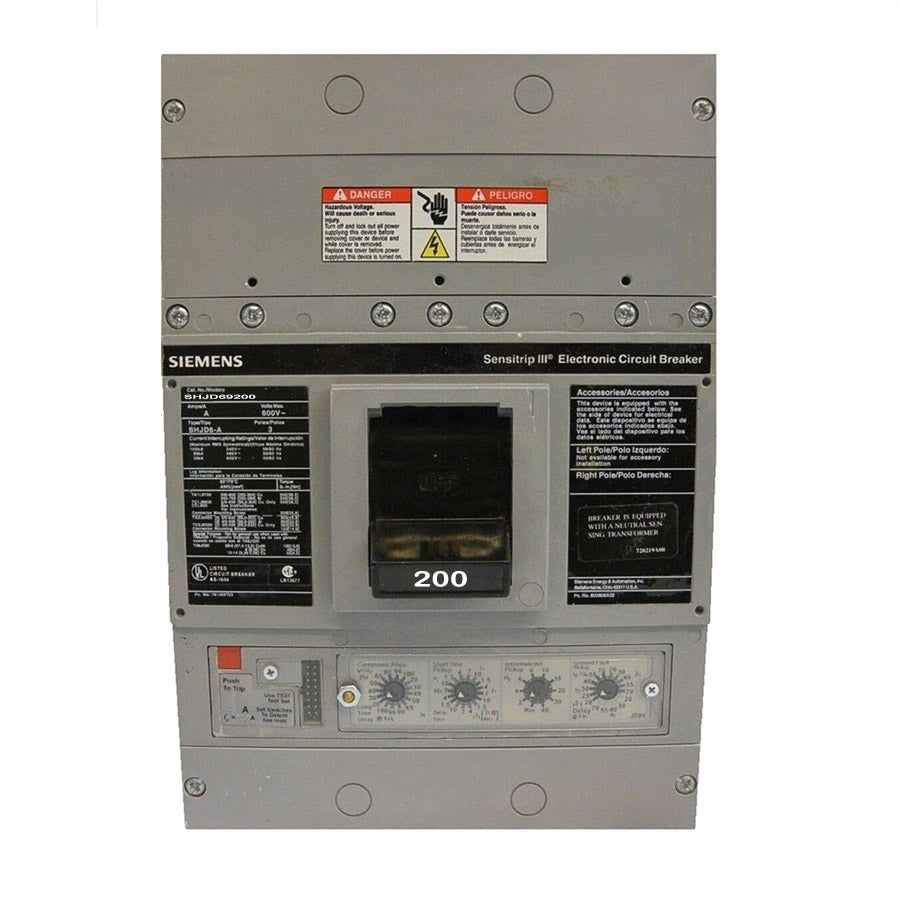 SHJD69200 - Siemens - Molded Case