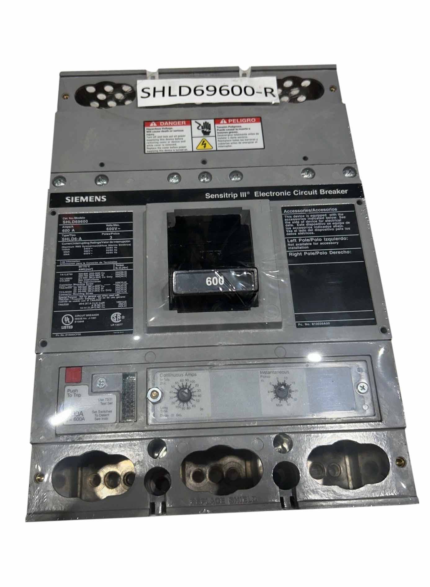 SHLD69600 - Siemens - Molded Case