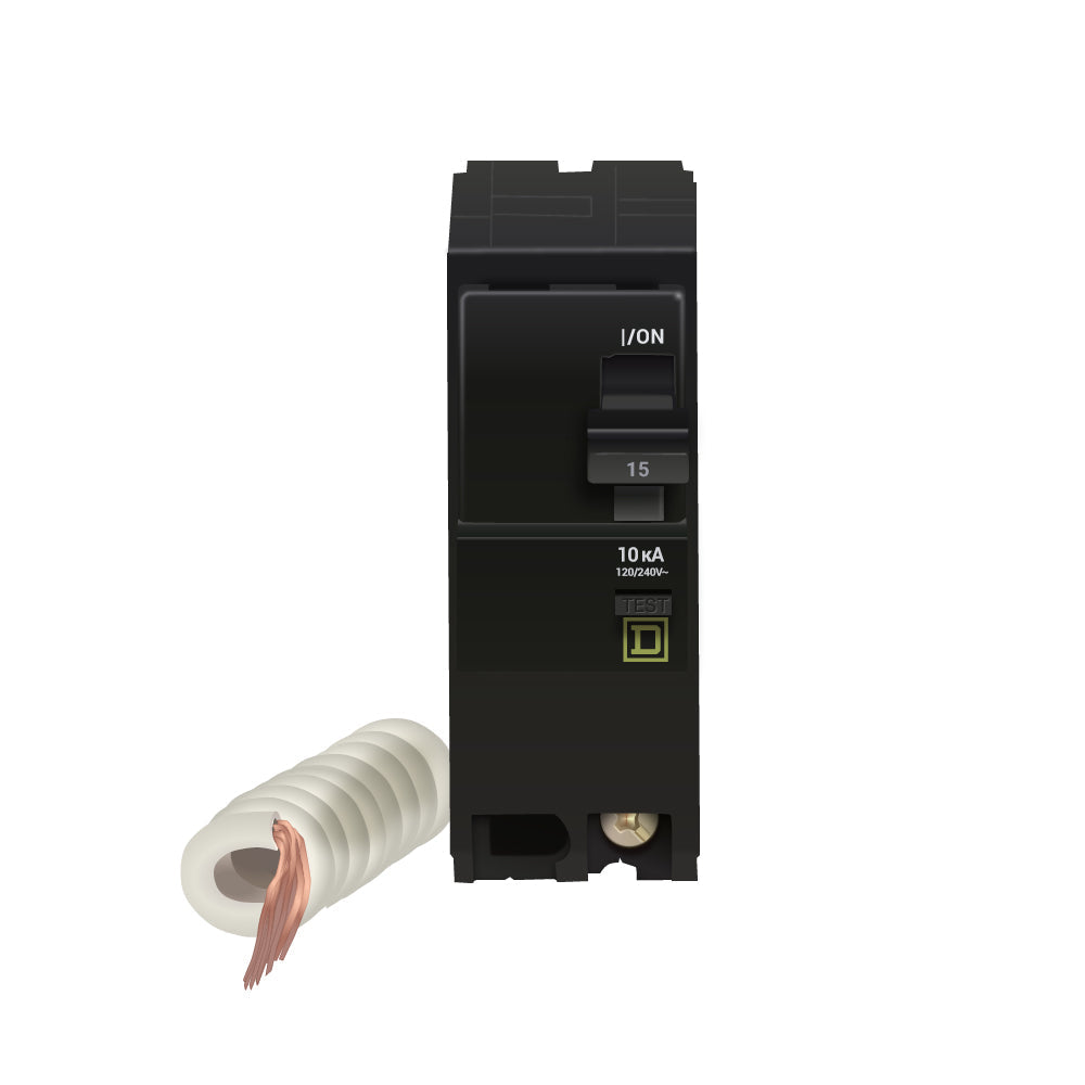 QO215EPD - Square D - 15 Amp GFEP Circuit Breaker – SimplyBreakers.com
