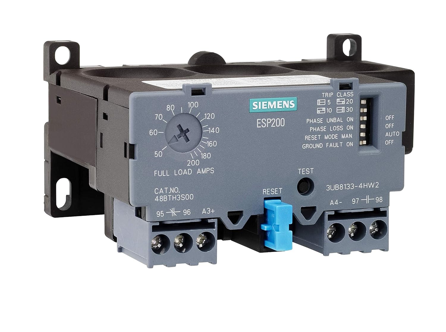 3UB81334FW2 - Siemens - 52 Amp Motor Starter Overload Relay