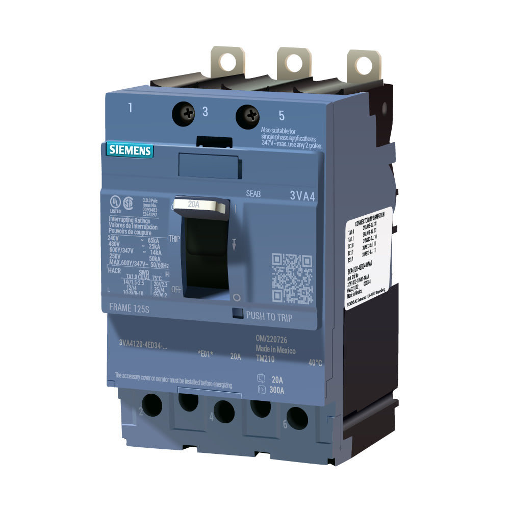 3VA4120-6ED34-0AA0 - Siemens - Molded Case Circuit Breaker