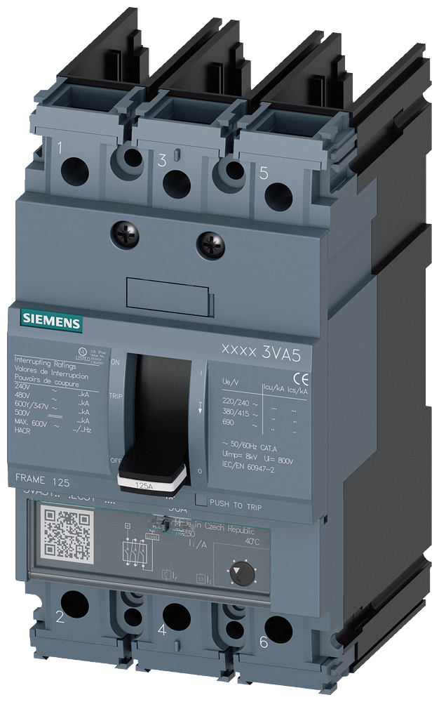 3VA5130-5EC31-0AA0 - Siemens - Molded Case Circuit Breakers