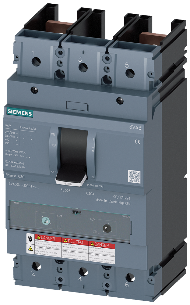 3VA5340-5EC61-0AA0 - Siemens - Molded Case Circuit Breakers