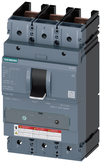 3VA5445-5EC31-0AA0 - Siemens - Molded Case Circuit Breakers
