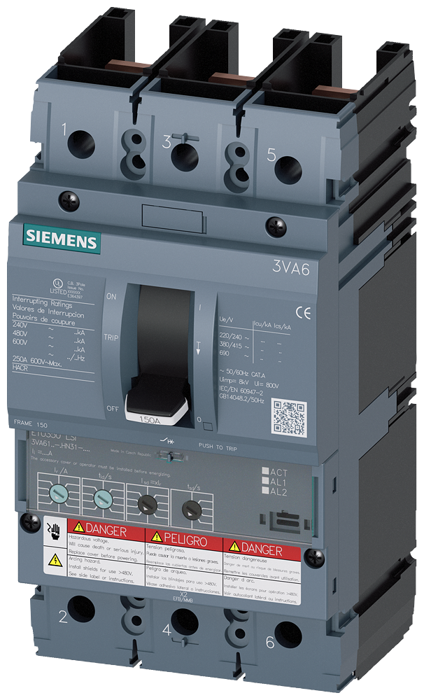 3VA6140-6HN31-0AA0 - Siemens - Molded Case Circuit Breakers