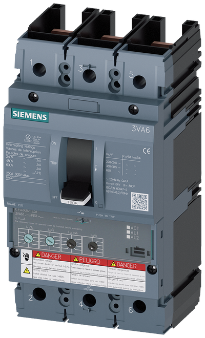 3VA6140-6HN31-0AA0 - Siemens - Molded Case Circuit Breakers