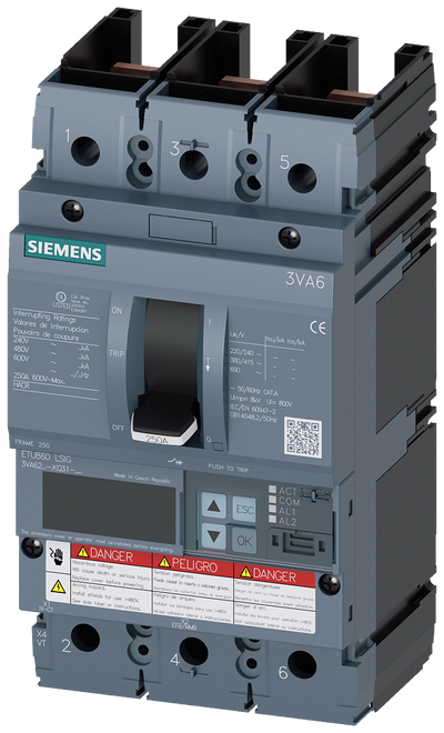 3VA6225-6KQ31-0AA0 - Siemens - Molded Case Circuit Breakers