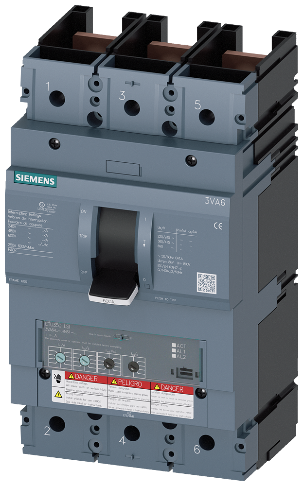 3VA6460-7HN31-0AA0 - Siemens - Molded Case Circuit Breakers