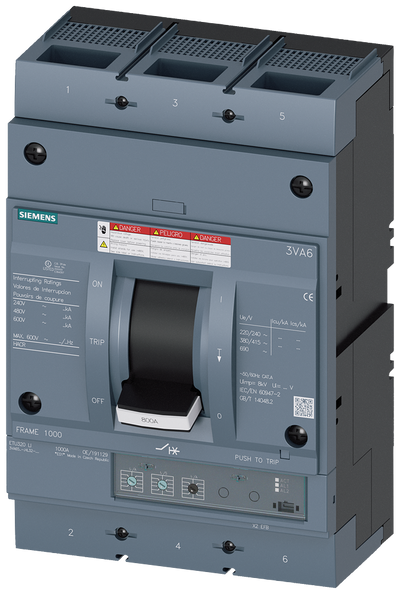 3VA6580-6HL32-0AA0 - Siemens - Molded Case Circuit Breakers