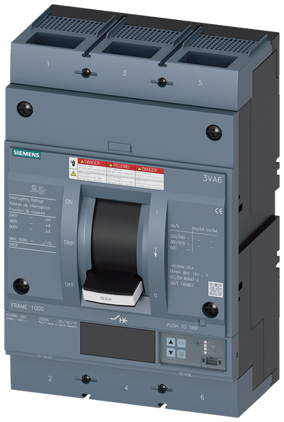 3VA6580-7JQ32-2AA0 - Siemens - Molded Case Circuit Breakers