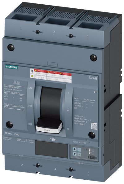 3VA6610-6JQ32-0AA0 - Siemens - Molded Case Circuit Breakers