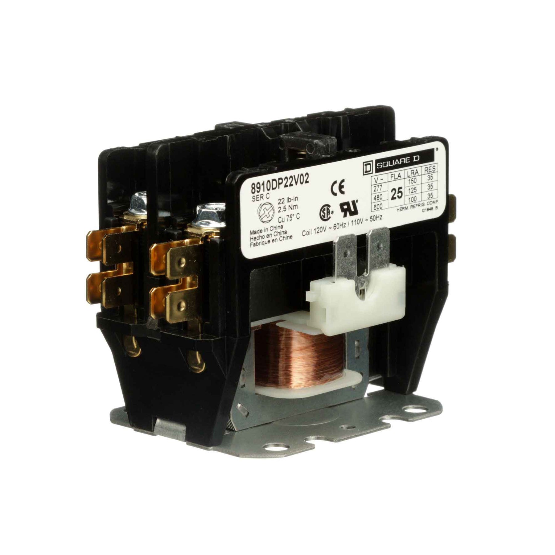 Square D 8910DPA43V02 3P 600V Non-Reversing Definite Purpose Contactor *NIB Square D 8910DPA43V02 3P 600V Non-Reversing Definite Purpose Contactor *NIB