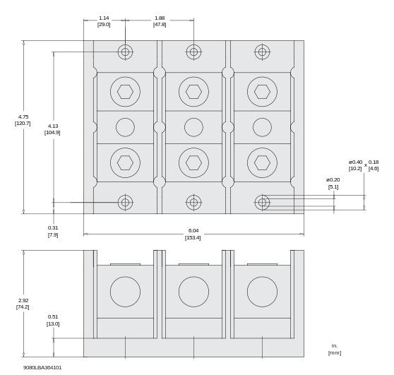 9080LBA364101 - Square D - Fuse Block