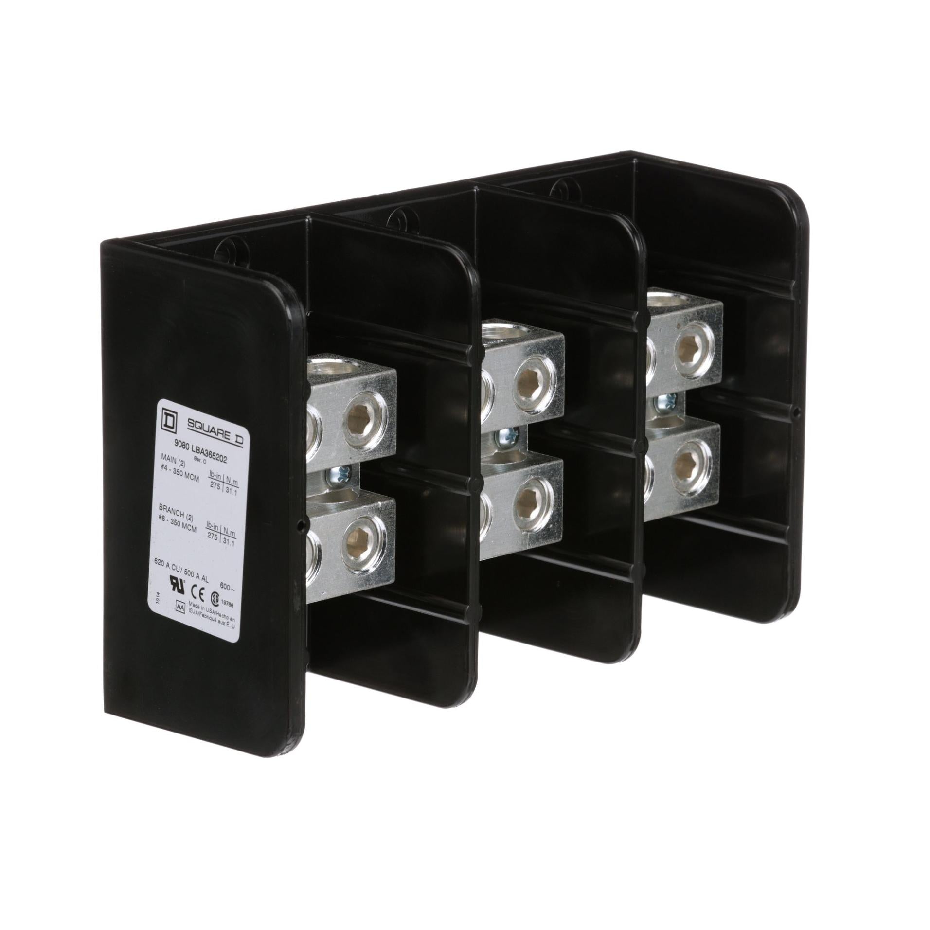 9080LBA365202 - Square D - Power Distribution Block 9080LBA365202 - Square D - Power Distribution Block