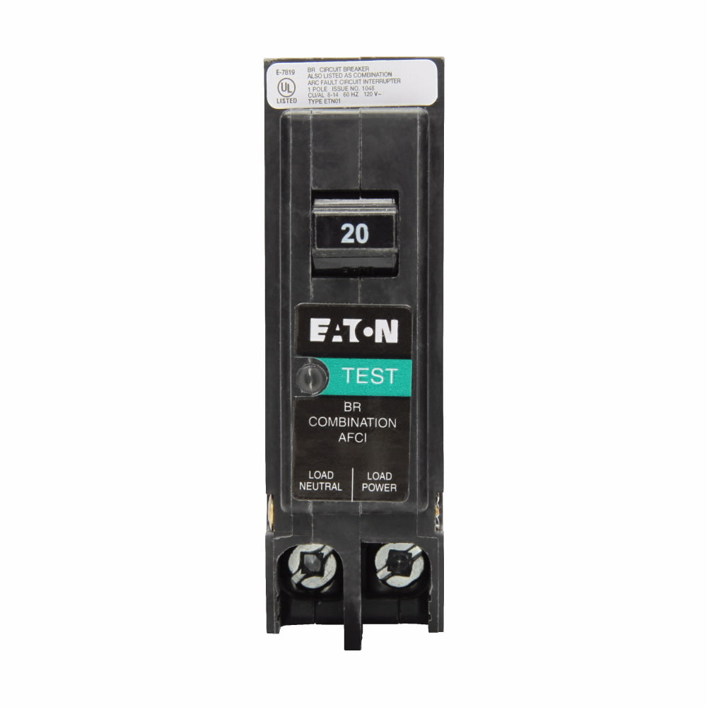 Leviton 1-Pole 20A 120V AFCI Plug-On Circuit Breaker, Model LB120-001 Leviton 1-Pole 20A 120V AFCI Plug-On Circuit Breaker, Model LB120-001