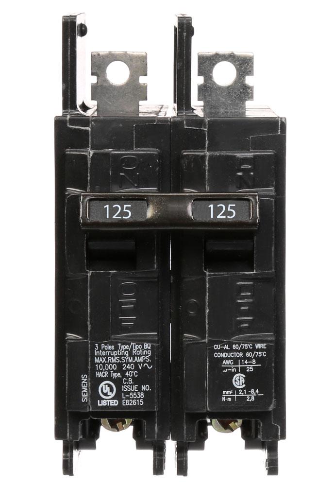 BQ2B125 - Siemens - 125 Amp Circuit Breaker – SimplyBreakers.com