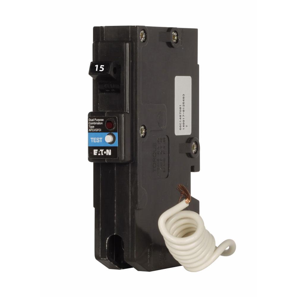 Eaton BRLAFGF115 1P 15A CIrcuit Breaker(lot of 3 Eaton BRLAFGF115 1P 15A CIrcuit Breaker(lot of 3