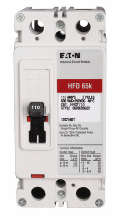 HFD2110 - Eaton - Molded Case Circuit Breaker