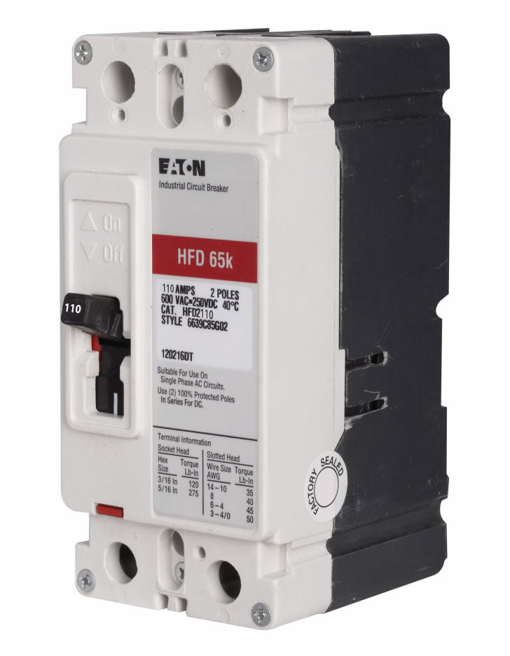 HFD2110 - Eaton - Molded Case Circuit Breaker